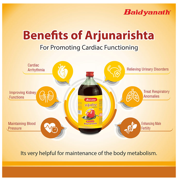 Baidyanath (Noida) Arjunarishta Syrup for Heart Health