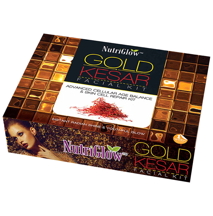 Nutriglow Gold Kesar Facial Kit - Classic Derma