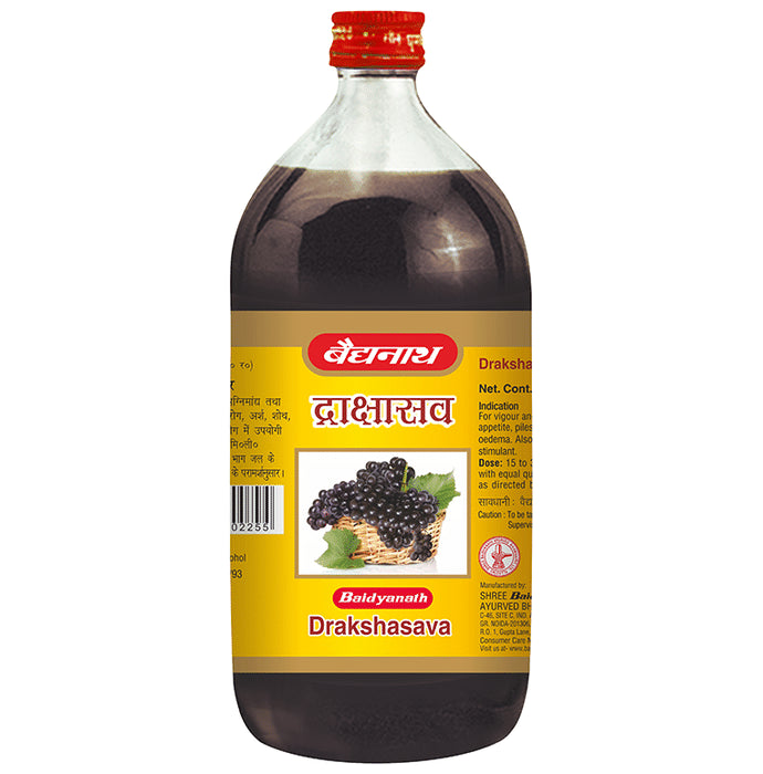 Baidyanath (Noida) Drakshasava - Classic Derma