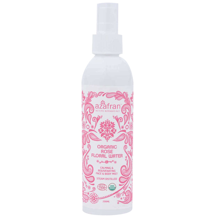 Azafran Organic Rose Floral Water - Classic Derma
