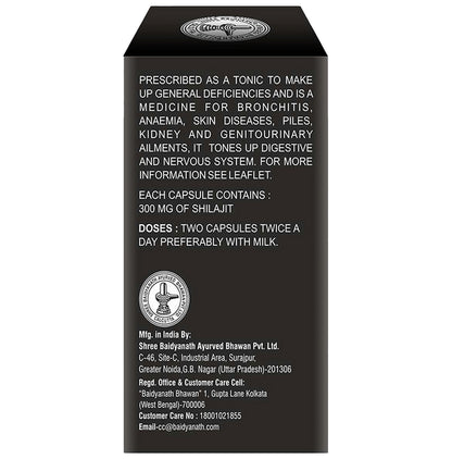 Baidyanath (Noida) Shodhit Shilajit Capsule