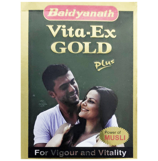 Baidyanath (Noida) Vita-Ex Gold Plus Capsule - Classic Derma