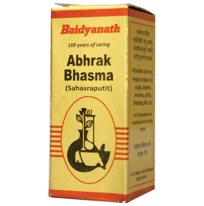 Baidyanath Abhrak Bhasma (Sahasraputit) | For Respiratory & Digestive Care - Classic Derma