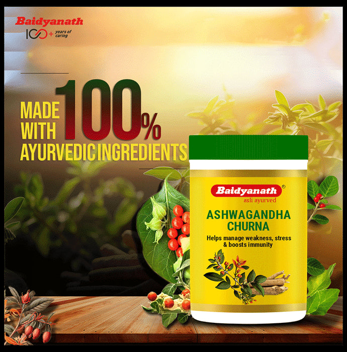 Baidyanath Ashwagandha Churna (100gm Each)