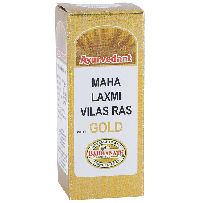 Baidyanath Ayurvedant Maha Laxmi Vilas Ras with Gold Tablet