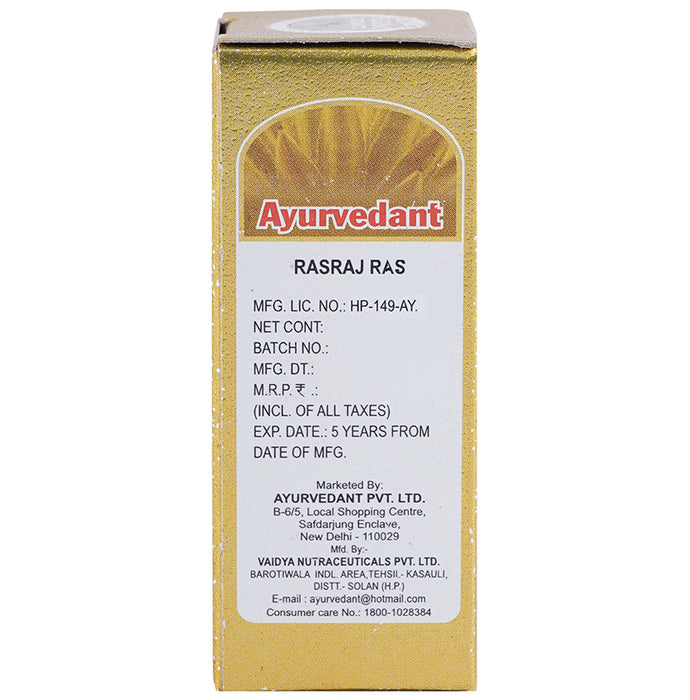 Baidyanath Ayurvedant Rasraj Ras with Gold Tablet