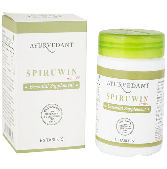 Baidyanath Ayurvedant Spiruwin Active Tablet - Classic Derma