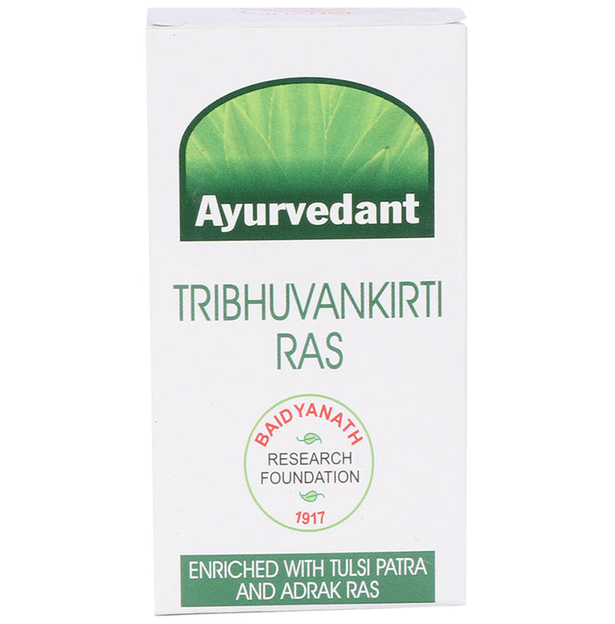Baidyanath Ayurvedant Tribhuvankirti Ras Tablet - Classic Derma
