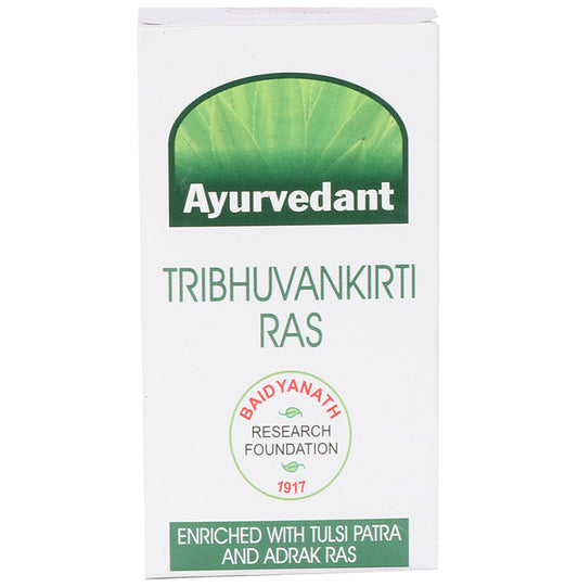 Baidyanath Ayurvedant Tribhuvankirti Ras Tablet - Classic Derma