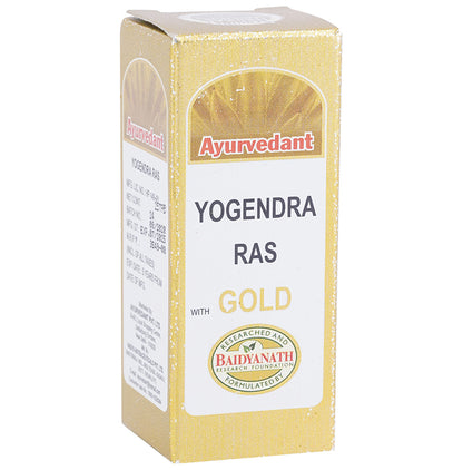 Baidyanath Ayurvedant Yogendra Ras with Gold Tablet - Classic Derma