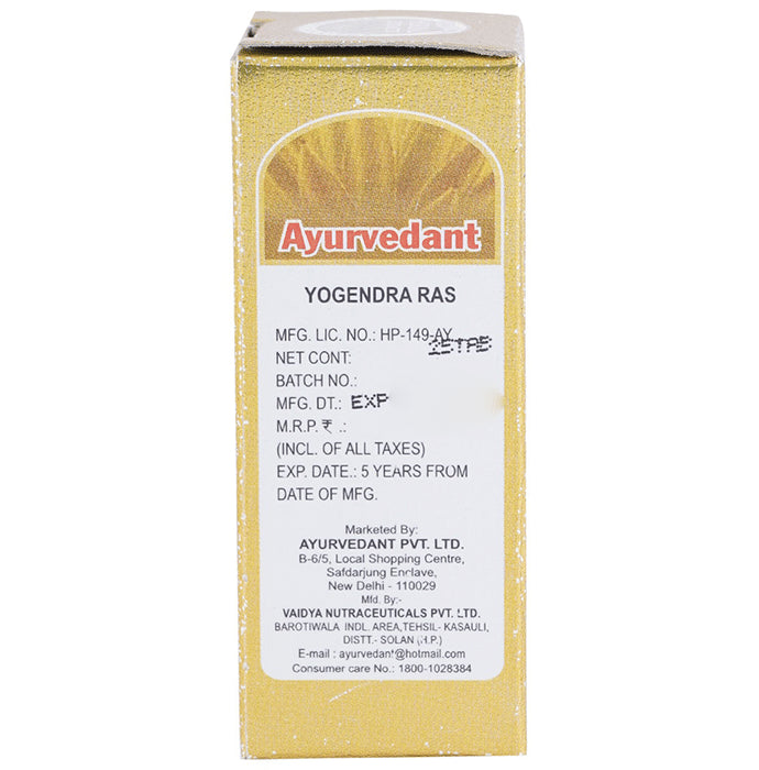 Baidyanath Ayurvedant Yogendra Ras with Gold Tablet