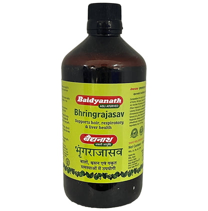 Baidyanath Bhringrajasava | Manages Hair Fall & Greying of Hair - Classic Derma