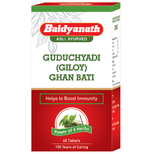 Baidyanath Guduchyadi (Giloy) Ghan Bati - Classic Derma