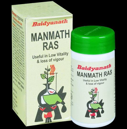 Baidyanath Manmath Ras Tablet | For Vigour & Vitality - Classic Derma