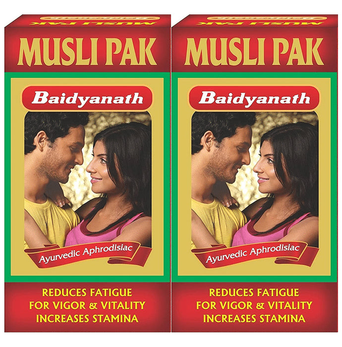 Baidyanath Musli Pak Reduces Fatigue & Increases Stamina Powder (100gm Each) - Classic Derma