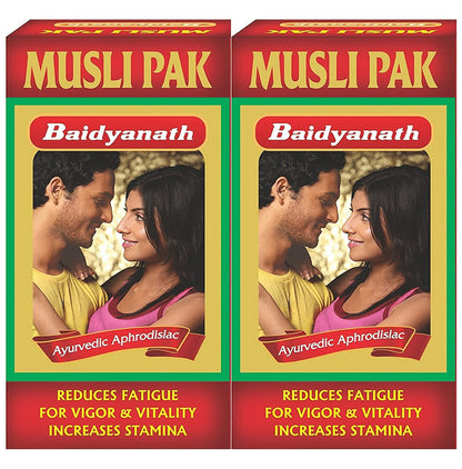 Baidyanath Musli Pak Reduces Fatigue & Increases Stamina Powder (100gm Each) - Classic Derma