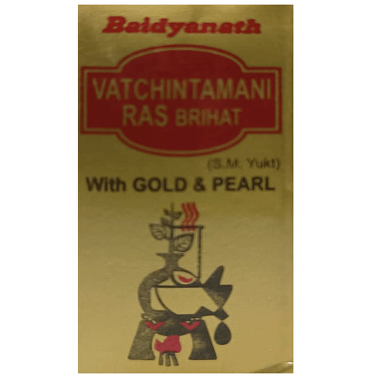 Baidyanath Vat Chintamani Ras (Vrihat) (Swarna Yukta) Tablet - Classic Derma