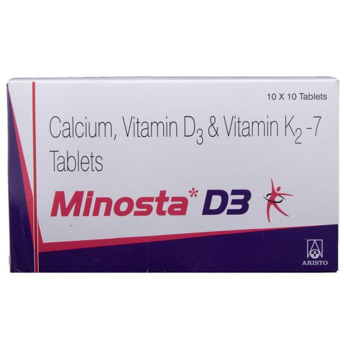 Minosta D3 Tablet - Classic Derma