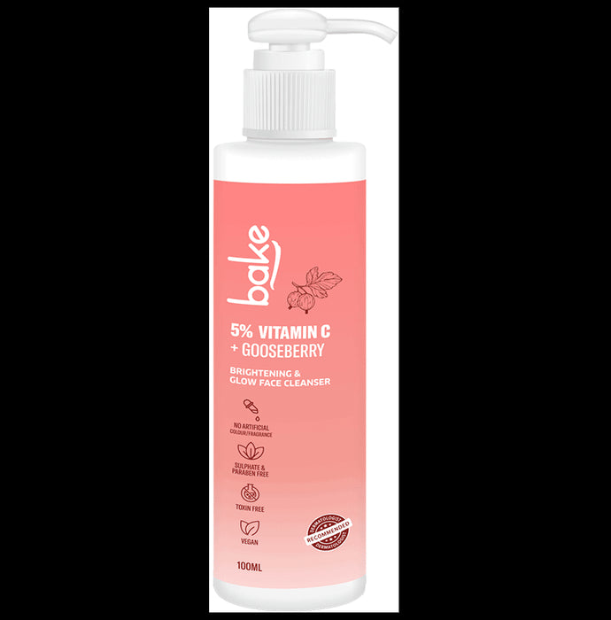 Bake 5% Vitamin C Face Cleanser with Gooseberry - Classic Derma