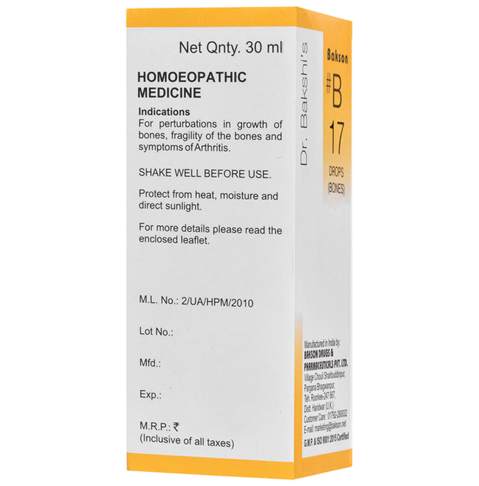 Bakson B17 Bones Drop