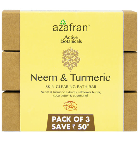 Azafran Skin Clearing Bathing Bar (100gm Each) - Classic Derma