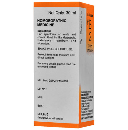 Bakson B2 Stomach Drop