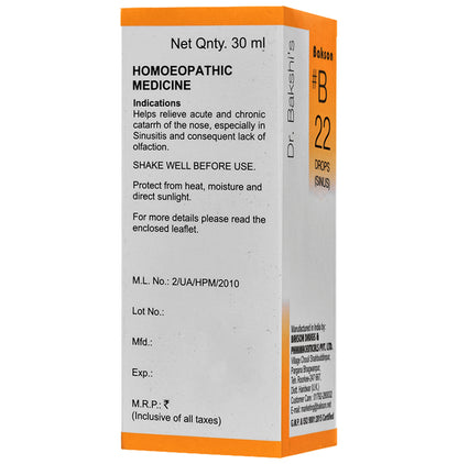 Bakson B22 Sinus Drop