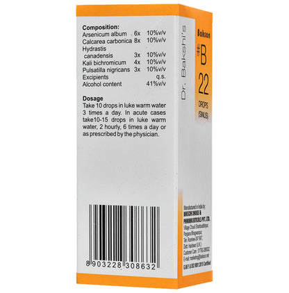 Bakson B22 Sinus Drop