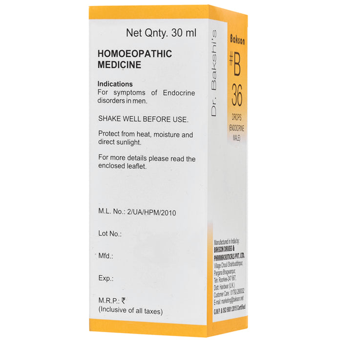 Bakson B36 Endocrine Male Drop