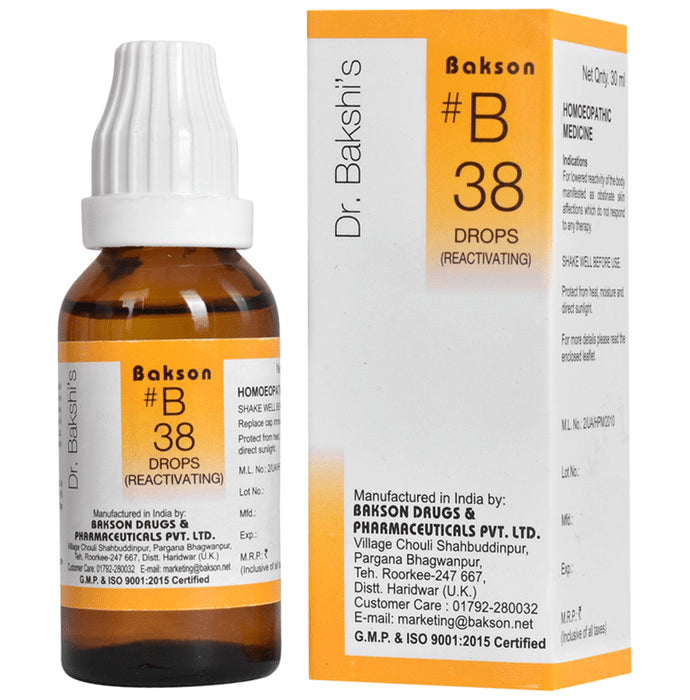 Bakson B38 Reactivating Drop - Classic Derma