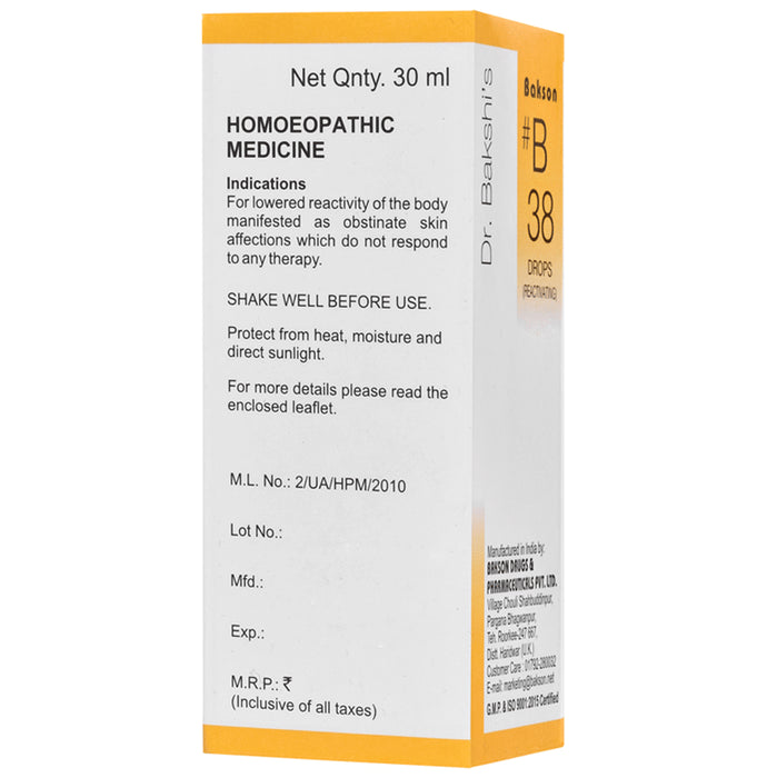 Bakson B38 Reactivating Drop