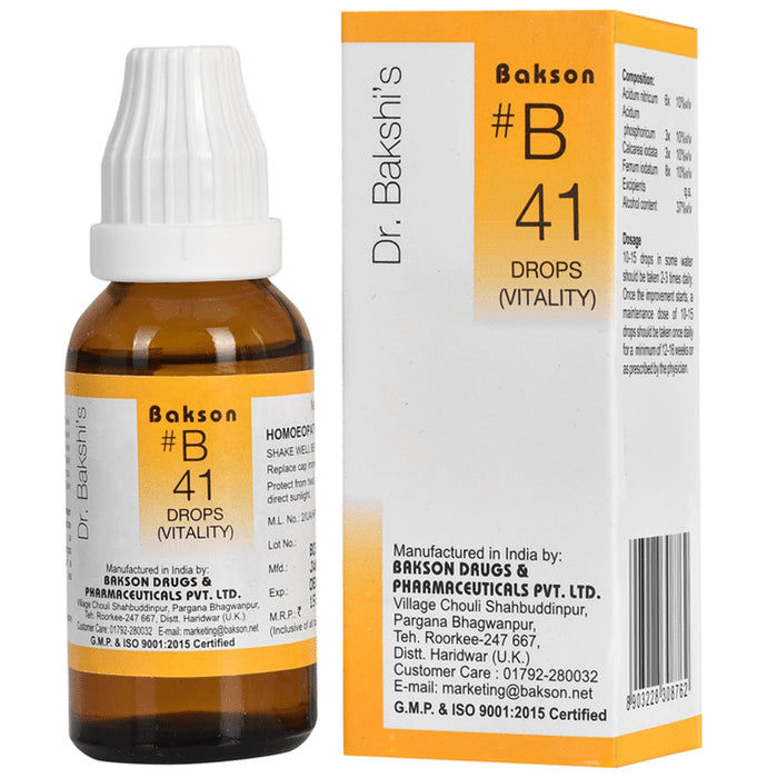 Bakson B41 Vitality Drop - Classic Derma