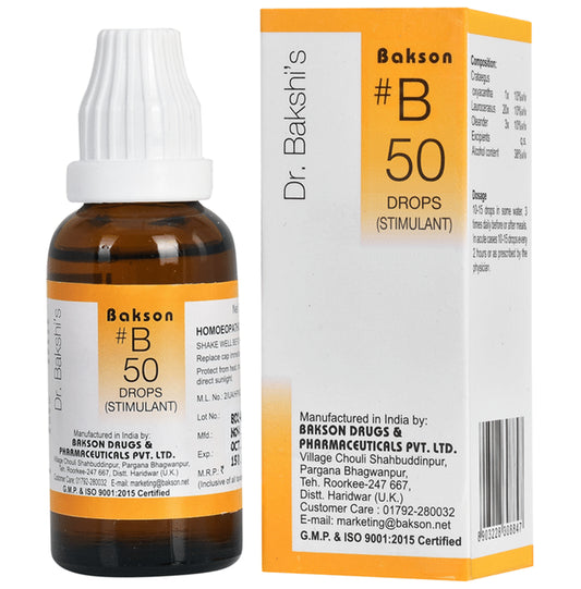 Bakson B50 Stimulant Drop - Classic Derma
