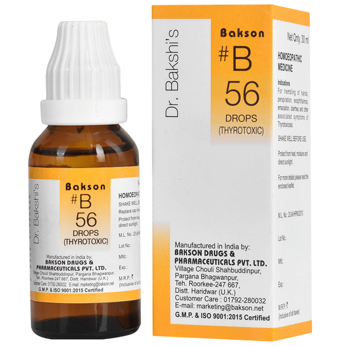 Bakson B56 Thyrotoxic Drop - Classic Derma
