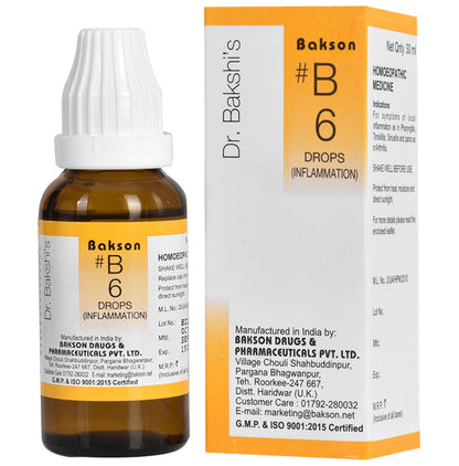 Bakson B6 Inflammation Drop - Classic Derma
