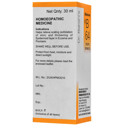 Bakson B64 Dermato Drop