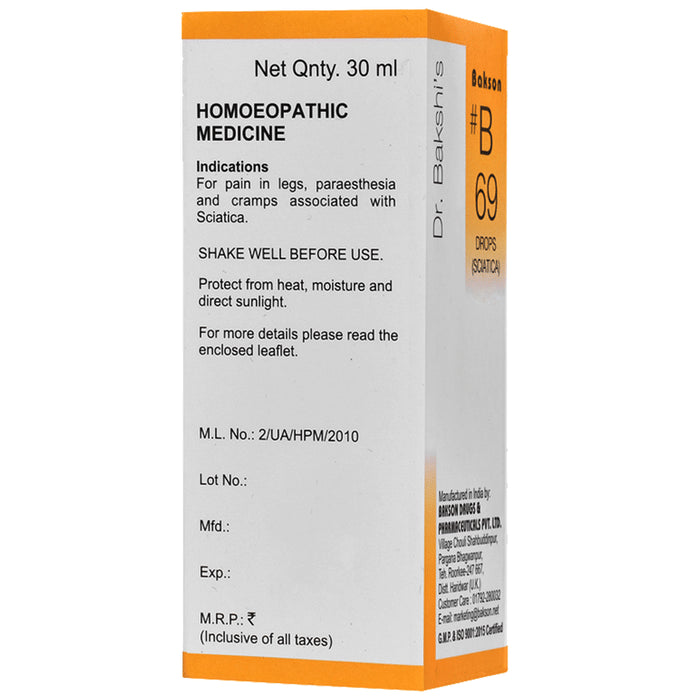 Bakson B69 Sciatica Drop