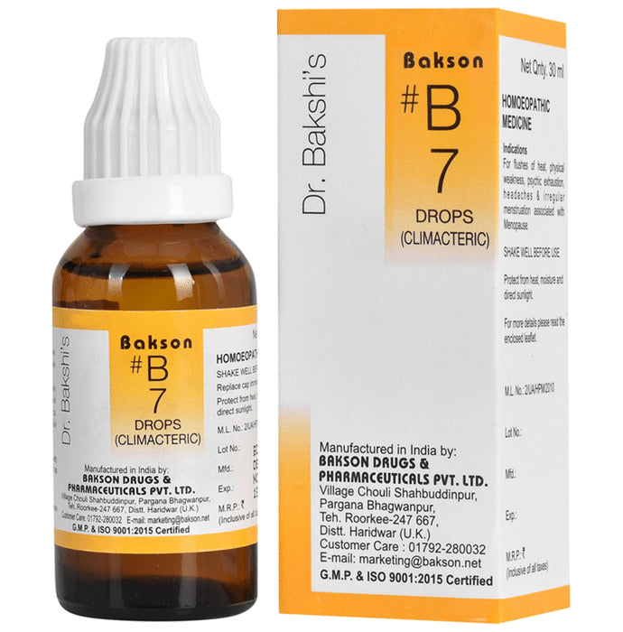 Bakson B7 Climacteric Drop - Classic Derma