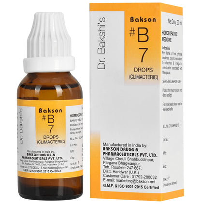 Bakson B7 Climacteric Drop - Classic Derma