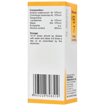 Bakson B7 Climacteric Drop