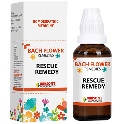 BAKSON Bach Flower Rescue Remedy 30 - Classic Derma