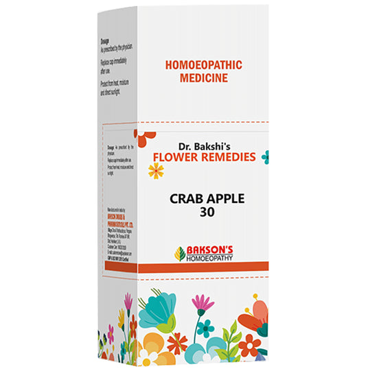 Bakson's Dr. Bakshi's Bach Flower Crab Apple 30 CH - Classic Derma