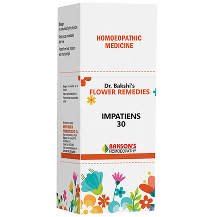 Bakson's Dr. Bakshi's Bach Flower Impatiens 30 CH - Classic Derma