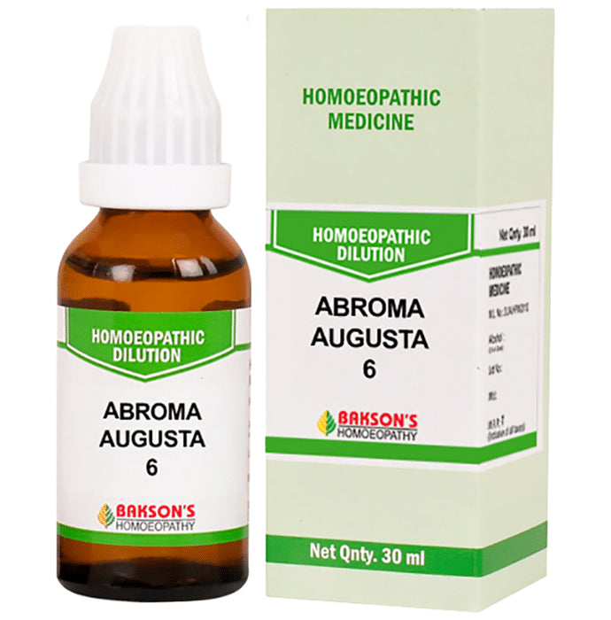 Bakson's Homeopathy Abroma Augusta Dilution 6 CH - Classic Derma