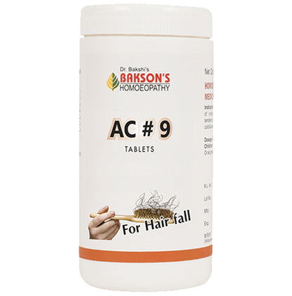 Bakson's Homeopathy AC#9 Tablet - Classic Derma