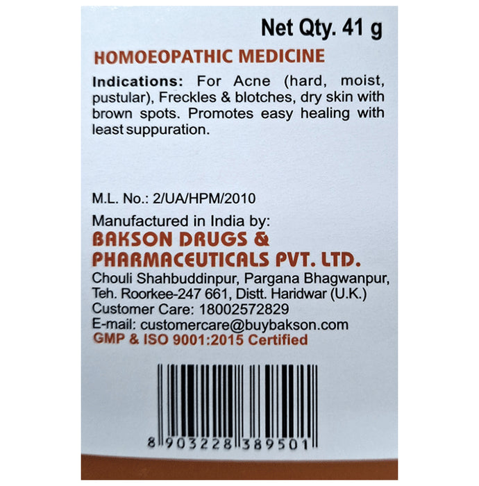 Bakson's Homeopathy Acne Aid Tablet