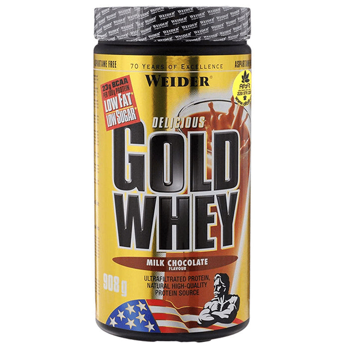 Weider Gold Whey Protein Powder Milk Chocolate - Classic Derma
