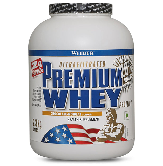 Weider Ultrafiltrated Premium Whey Protein Powder Chocolate-Nougat - Classic Derma