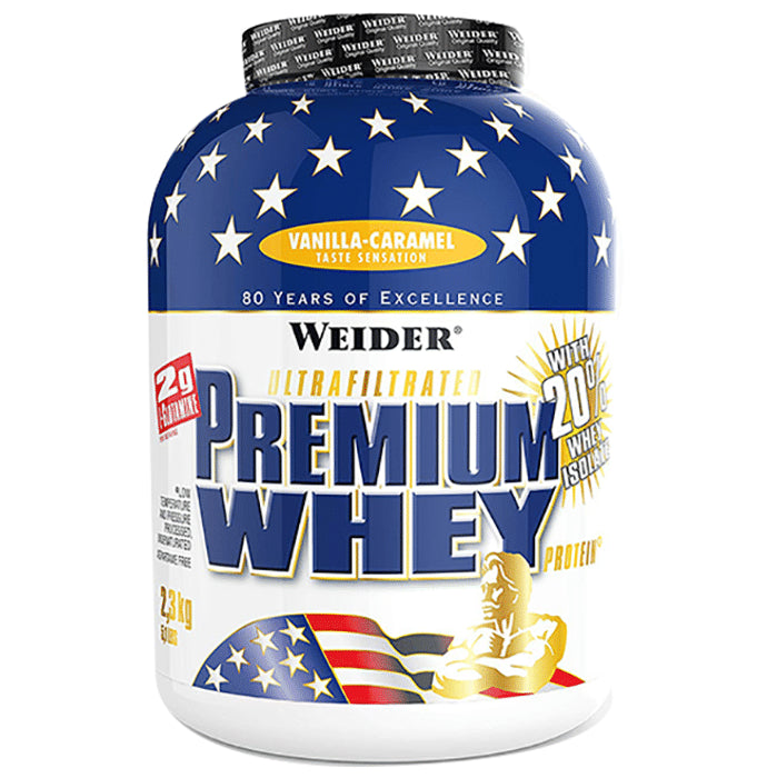 Weider Ultrafiltrated Premium Whey Protein Powder Vanilla-Caramel - Classic Derma