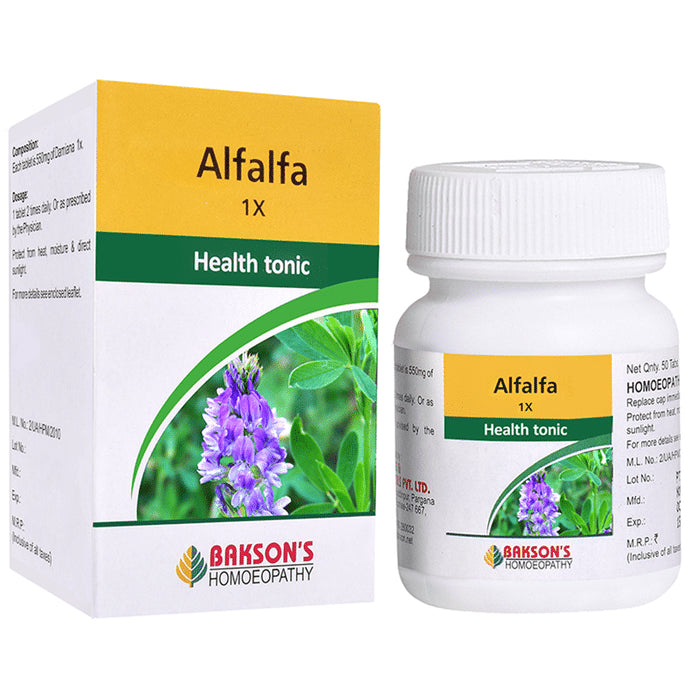 Bakson's Homeopathy Alfalfa 1X - Classic Derma